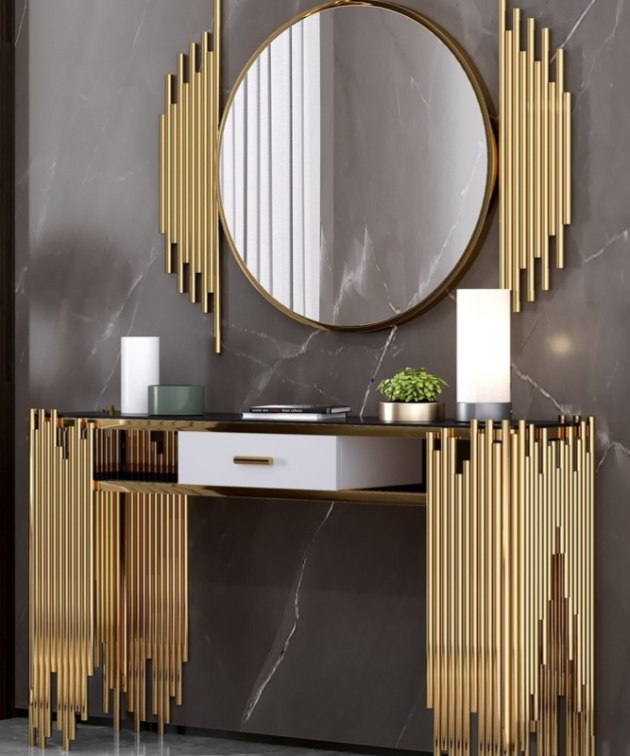 GOF Furniture - Luxury Vertical Accent Wall Mirror